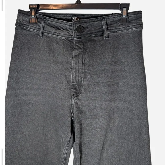 Pre-owned Black Wide-Leg Jeans - Picture 3 of 8